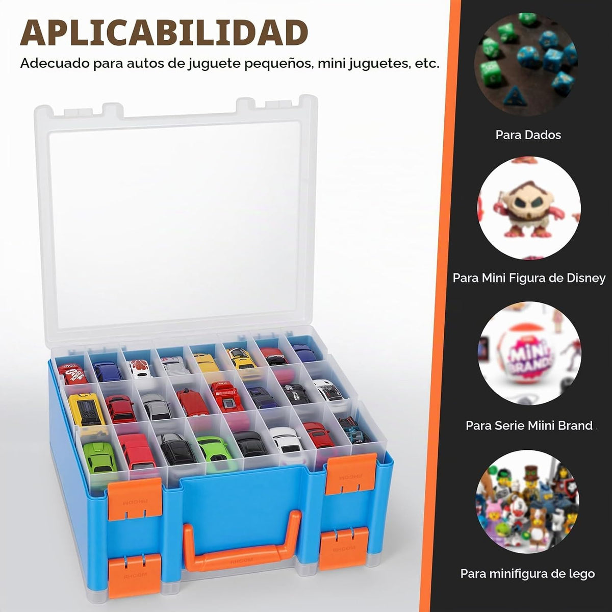 Blummy Estuche de transporte resistente para almacenamiento de 128...