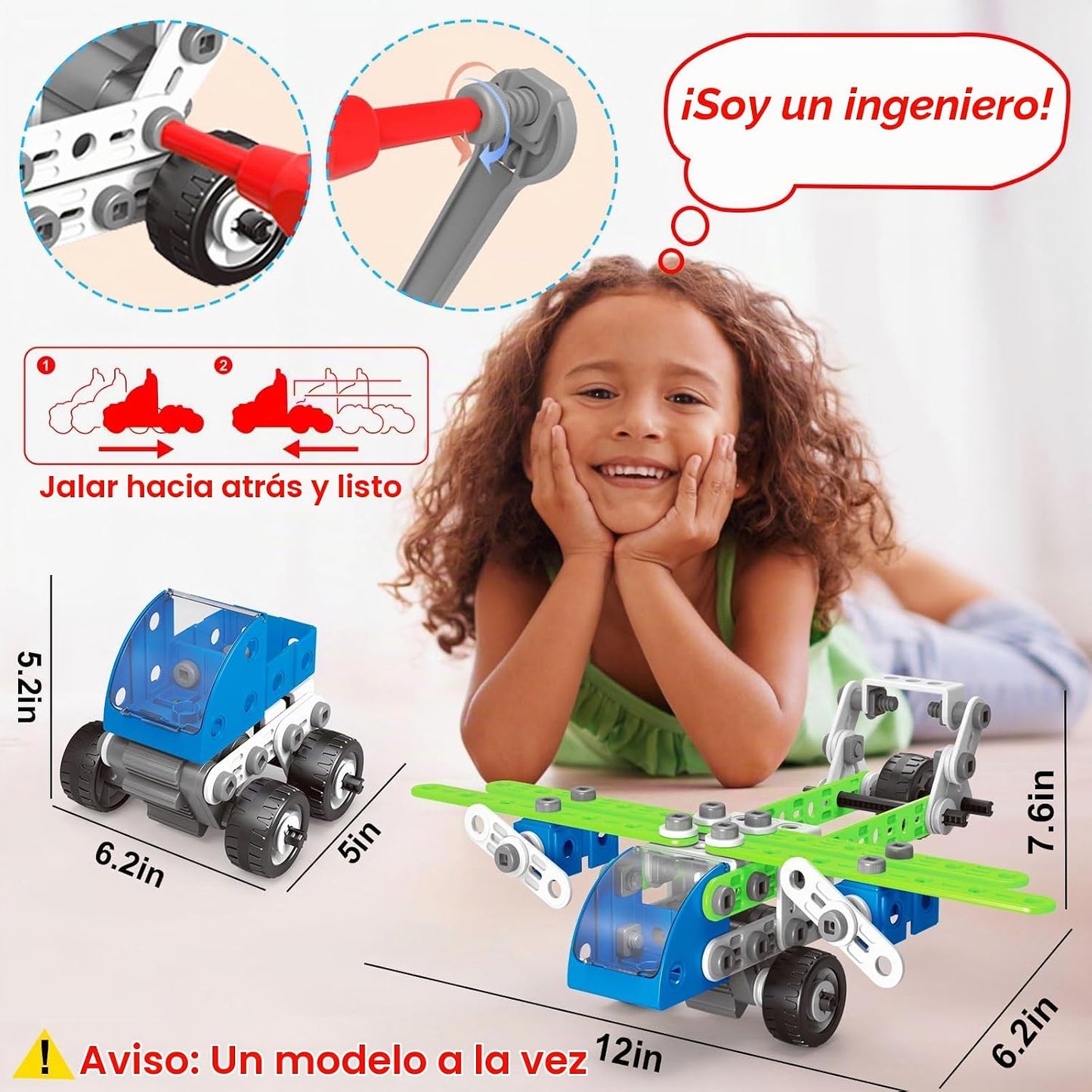 18 en 1 Juguetes STEM para Niños de 4 5 6 7 8+ Años, Regalos de Cum...