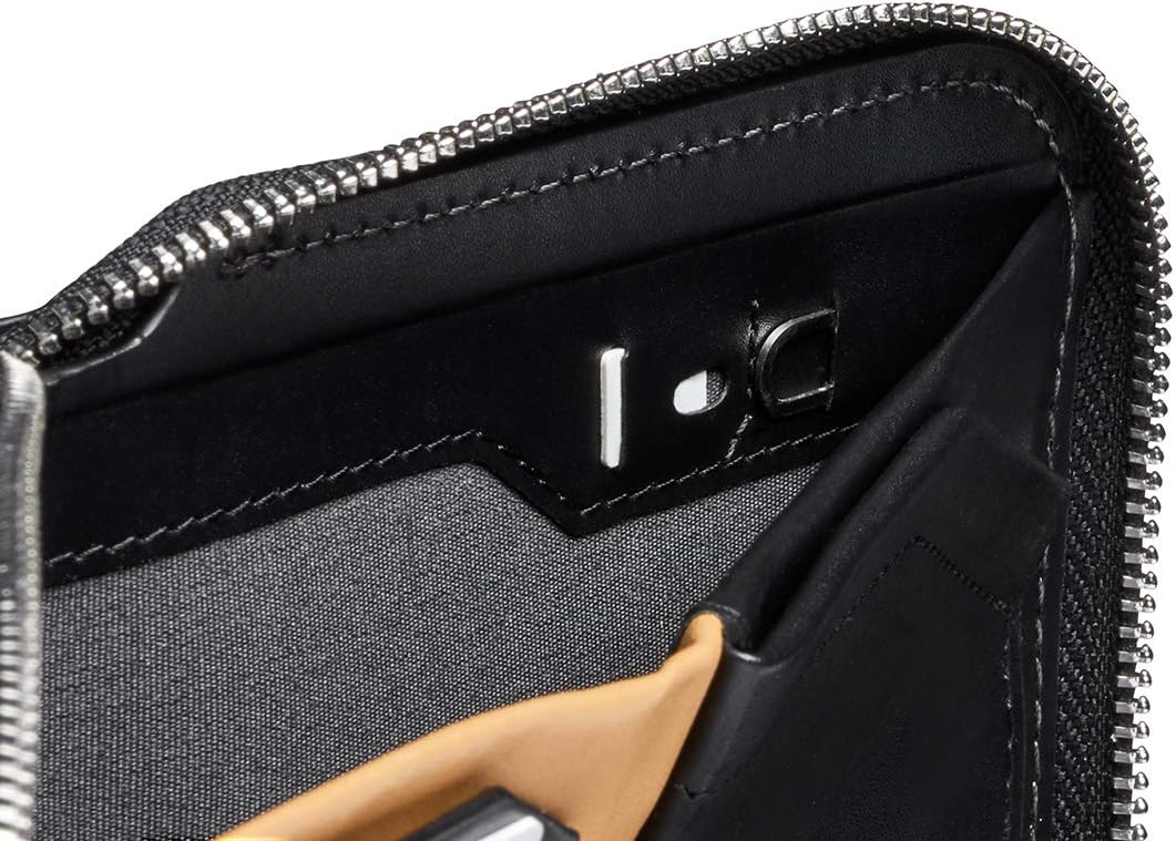 Bellroy Cartera con cremallera (billetera de cuero, bloqueo RFID, b...