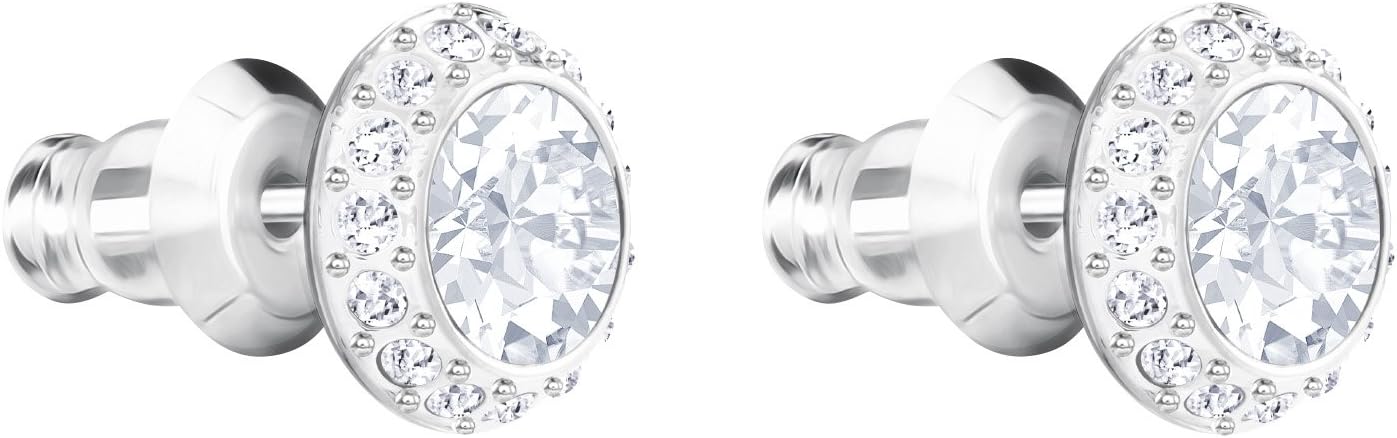 Colección de Pendientes de Botón de Cristal Angelical Una de Swarovski