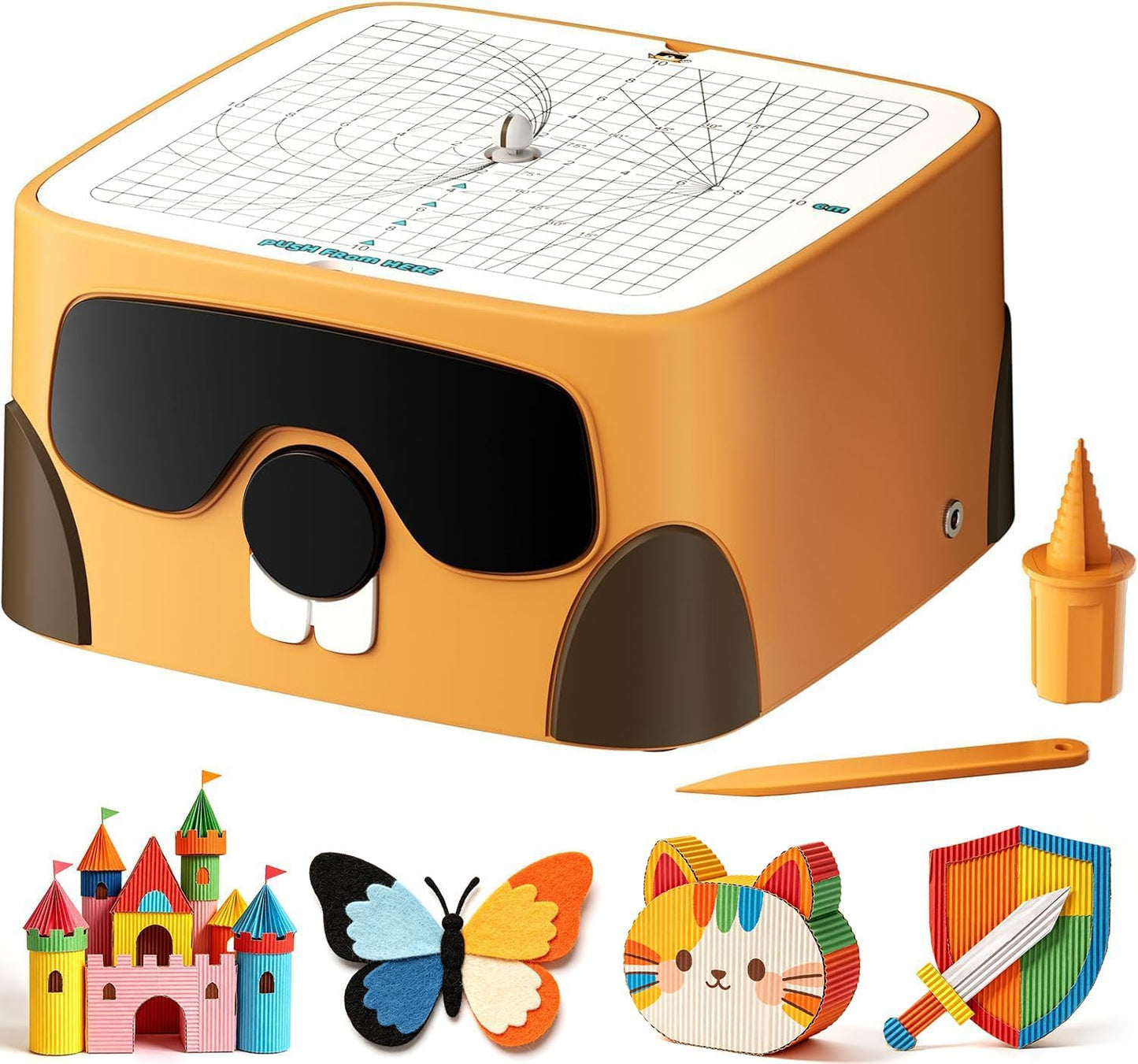 BEAVERBOT Cortador de cartón para niños, kit de herramientas de con...