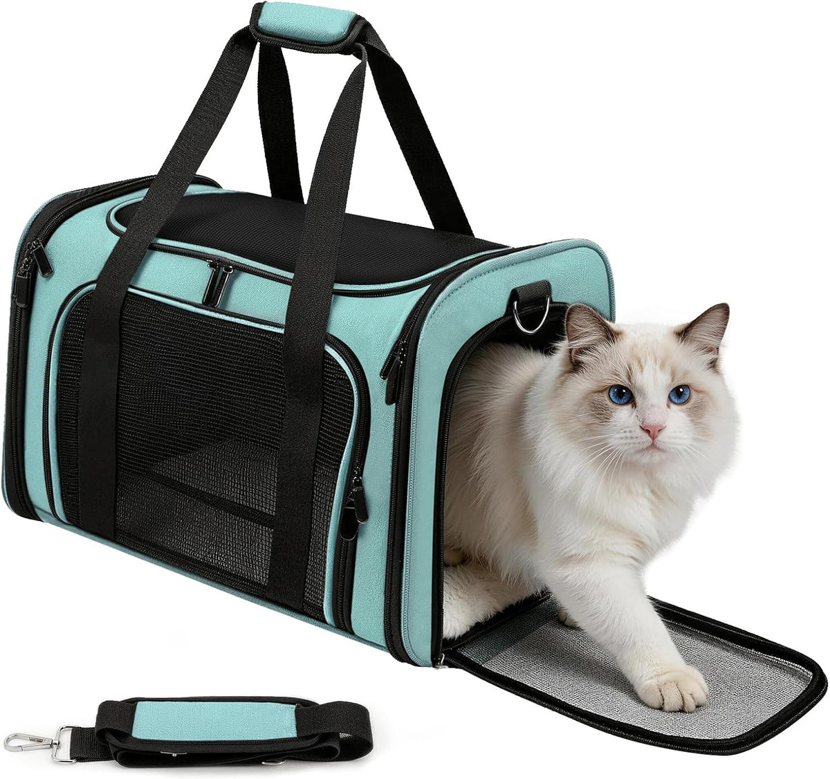 Zedkeys Transportador suave para gatos y perros pequeños y gatos gr...