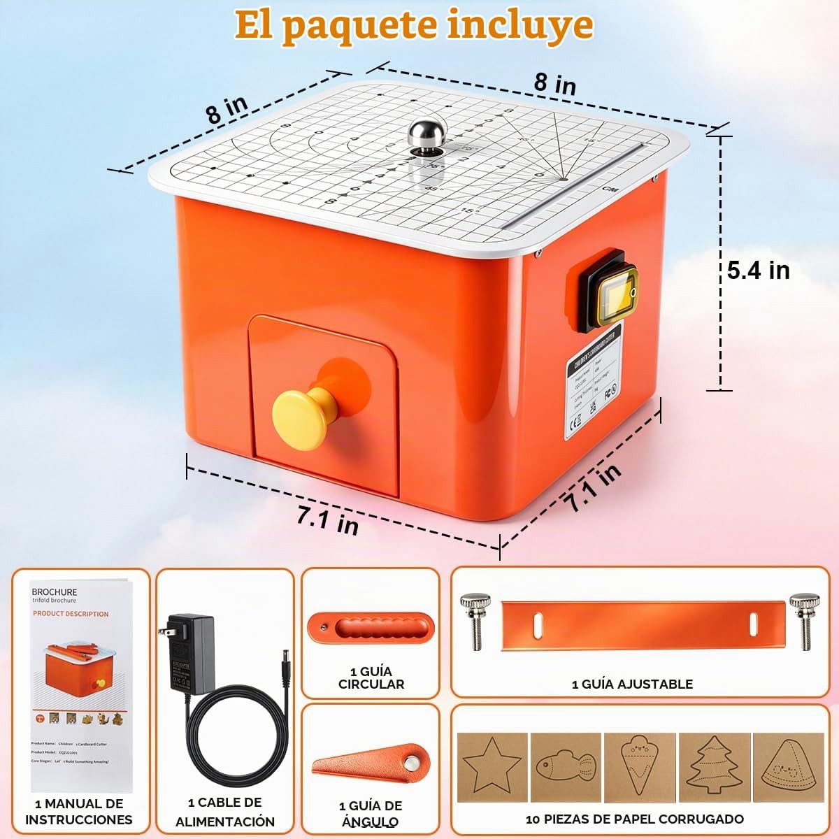 cropyoyo Cortador de cartón para niños, cuchillo de manualidades de...