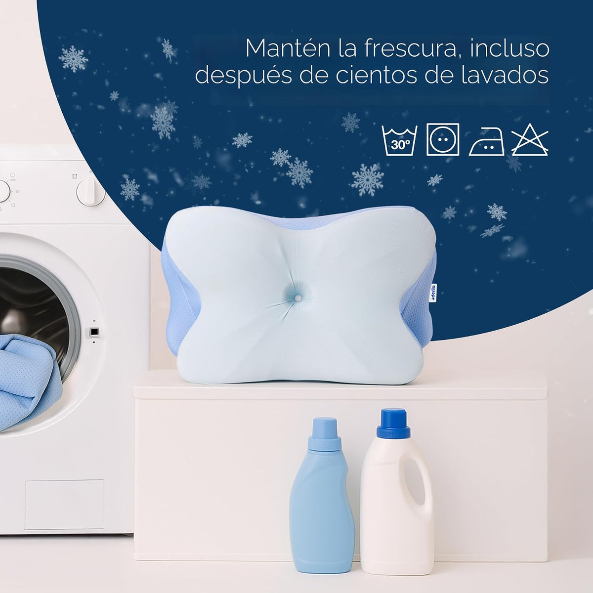 Derila Ergo Funda de Almohada Almohada Cervical de Cuello para Dorm...