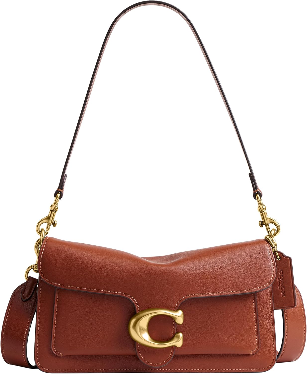 Coach Bolso de hombro atigrado serpiente con cuentas para mujer