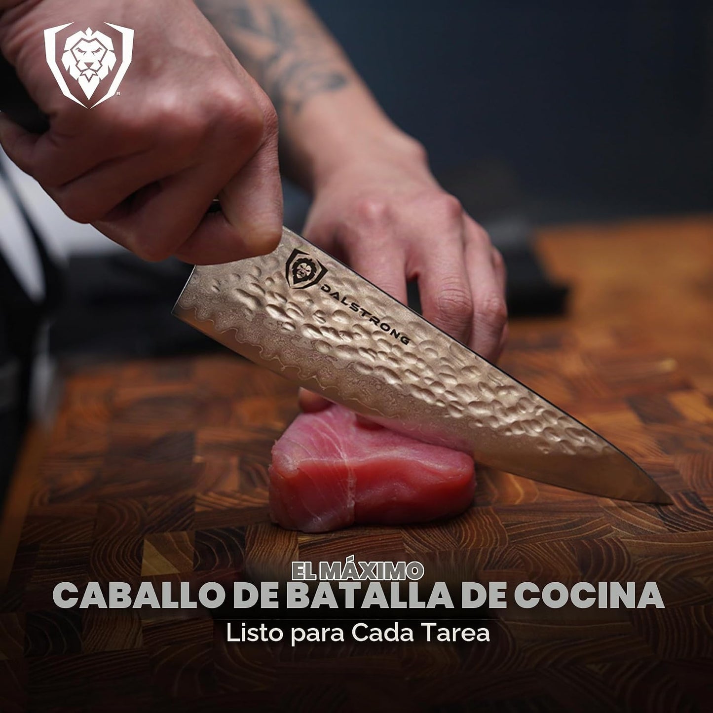 Dalstrong Cuchillo de Chef Profesional - Hoja de 8" - Serie Sho...