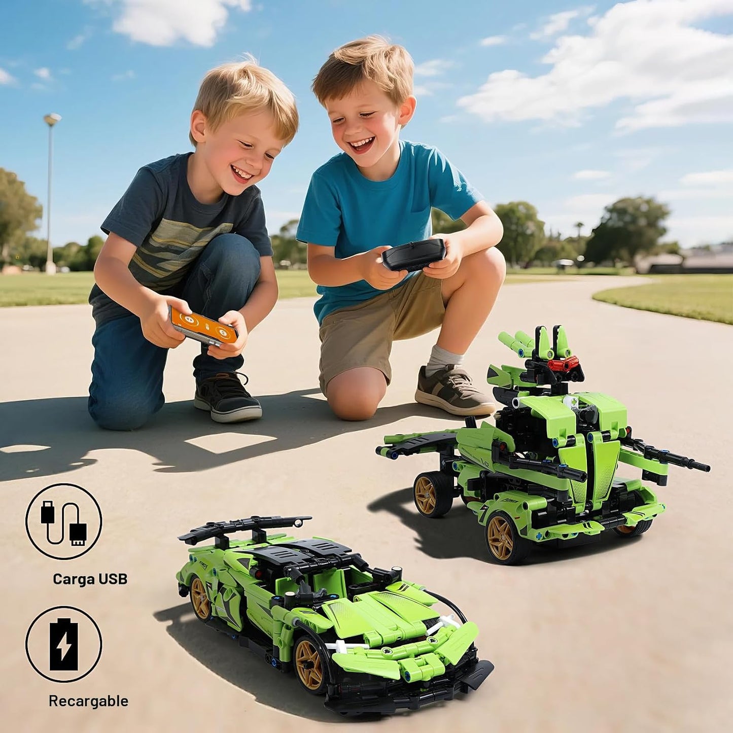 IQKidz Kit de bloques de construcción STEM para niños - Auto de car...