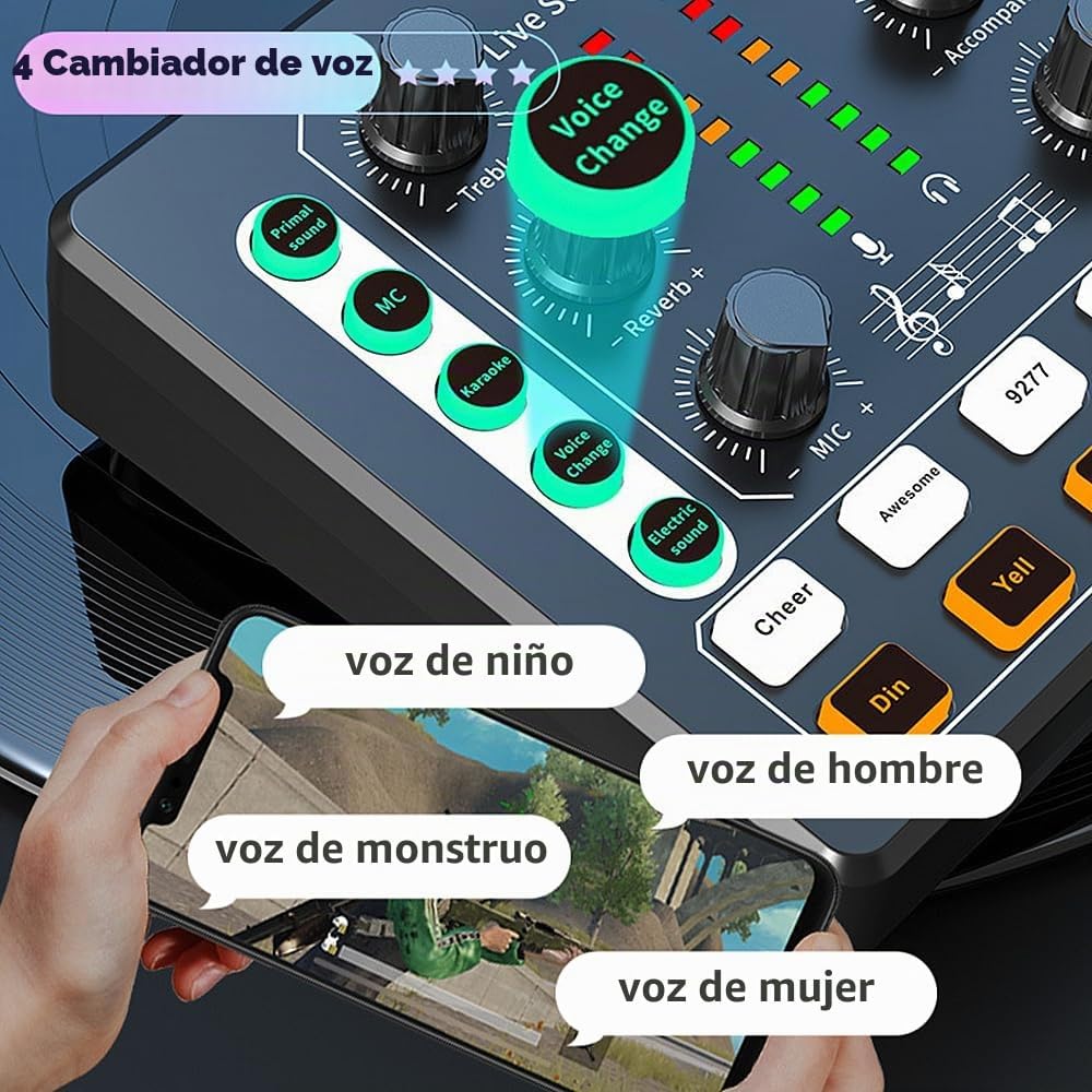 Paquete de equipo de podcast, paquete de estudio de grabación BM-80...