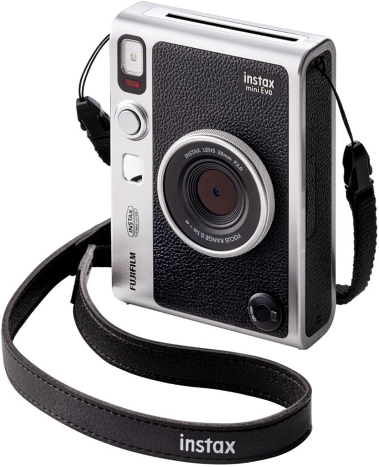 Fujifilm Instax Mini Evo - Cámara instantánea híbrida (negro) con p...