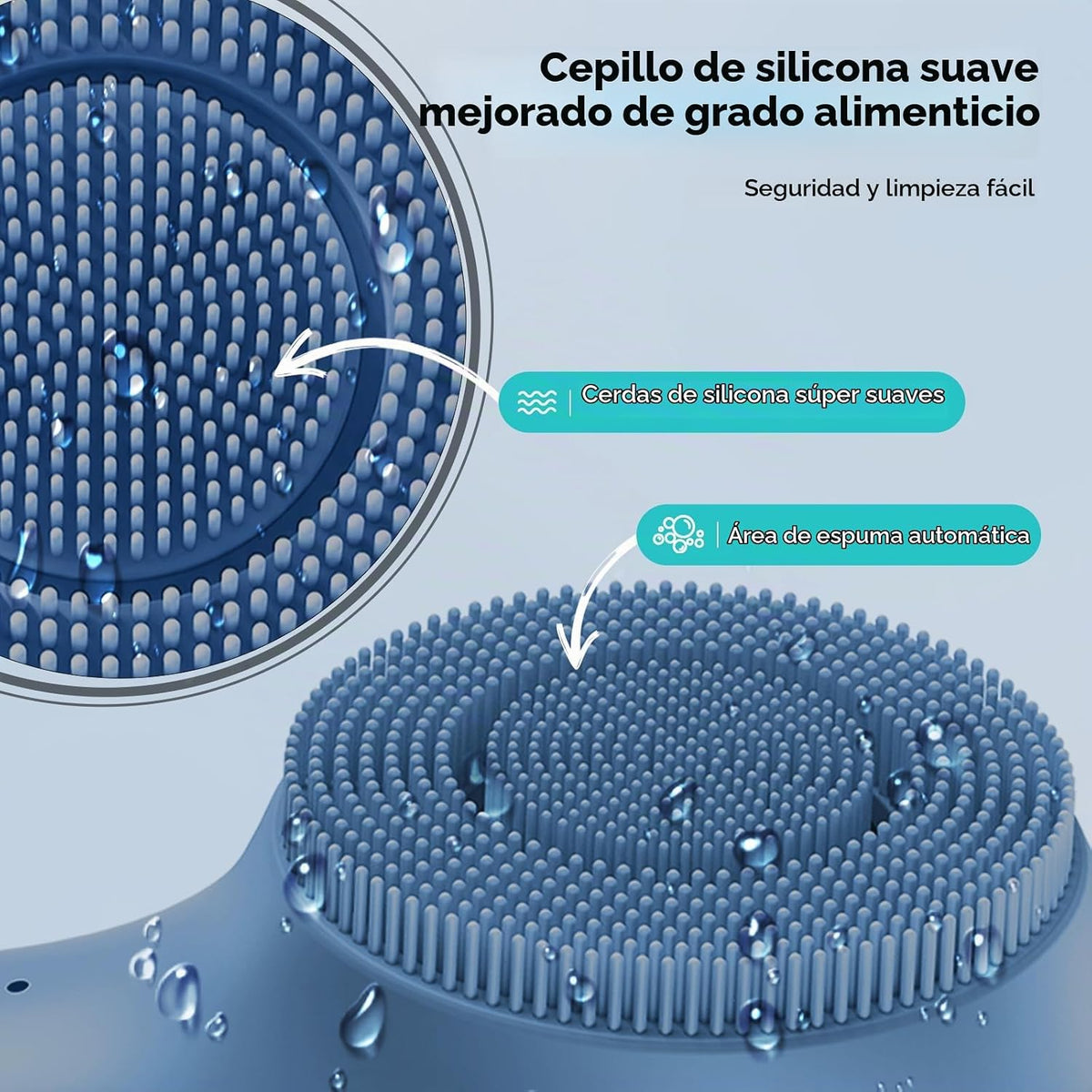COSLUS FBS03 - Cepillo de limpieza facial para limpieza facial: 2 e...
