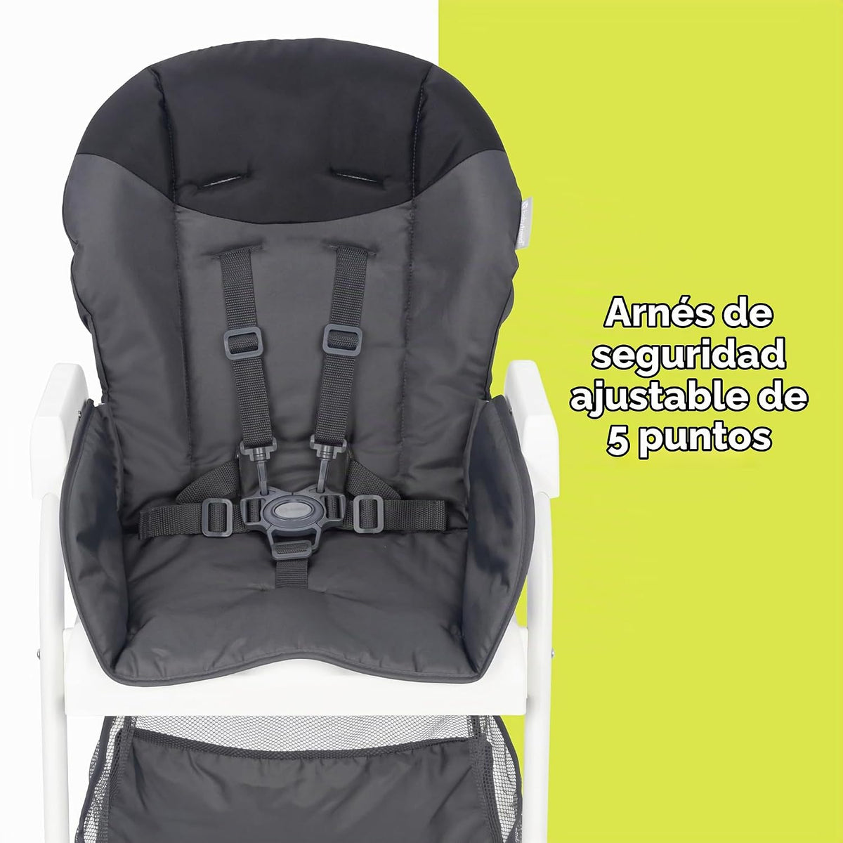 Baby Trend Silla alta con pliegue plano, color negro estelar