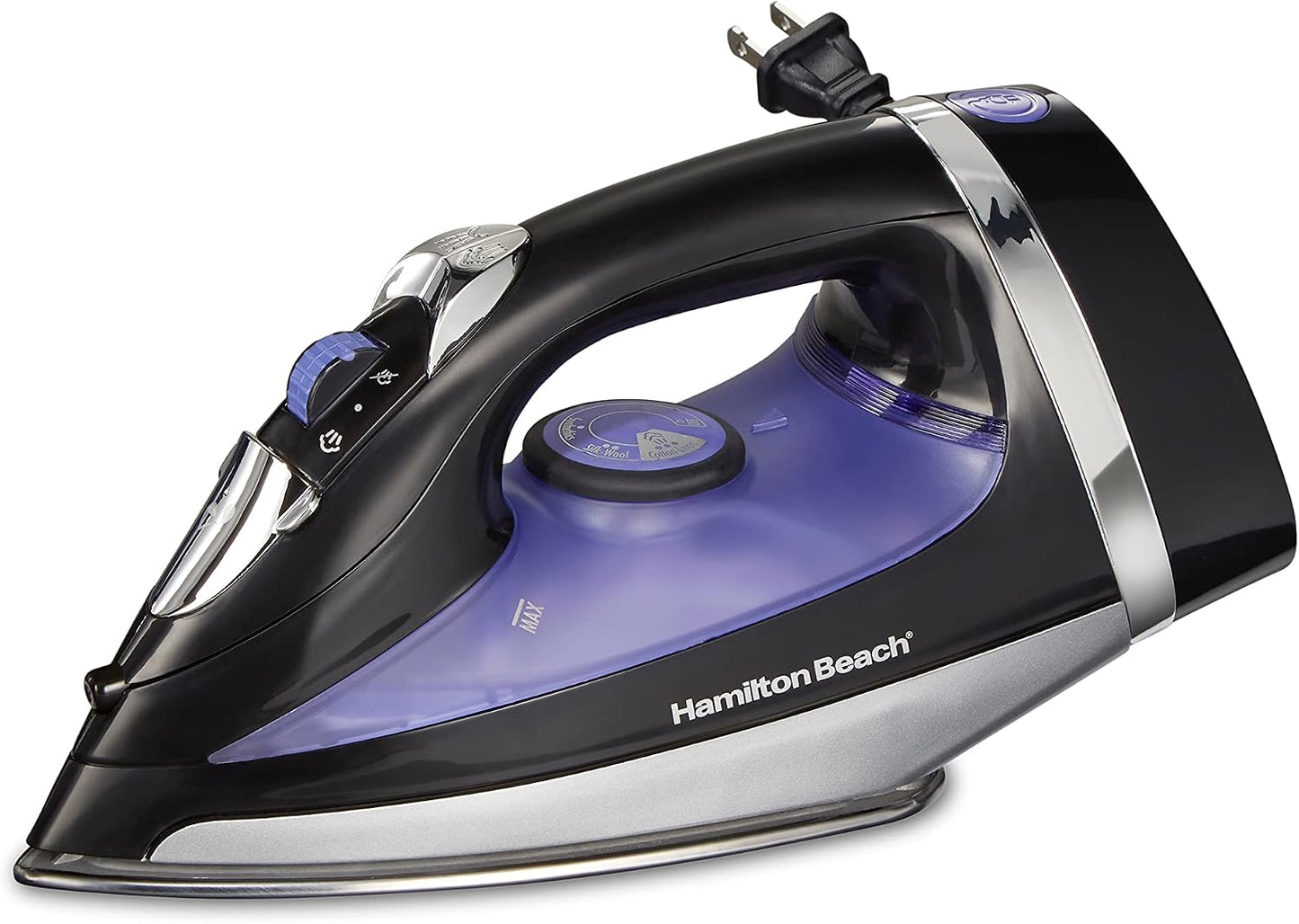 Hamilton Beach Plancha de vapor para ropa con opciones de vapor ver...