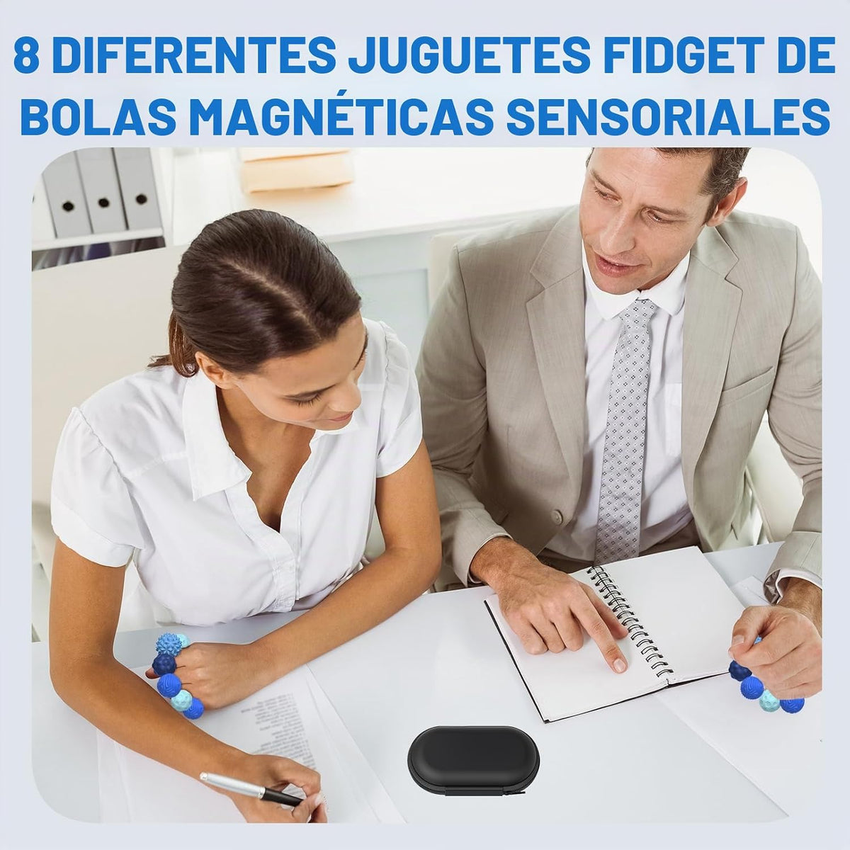 Pelotas magnéticas para adultos y adolescentes, juguetes silencioso...