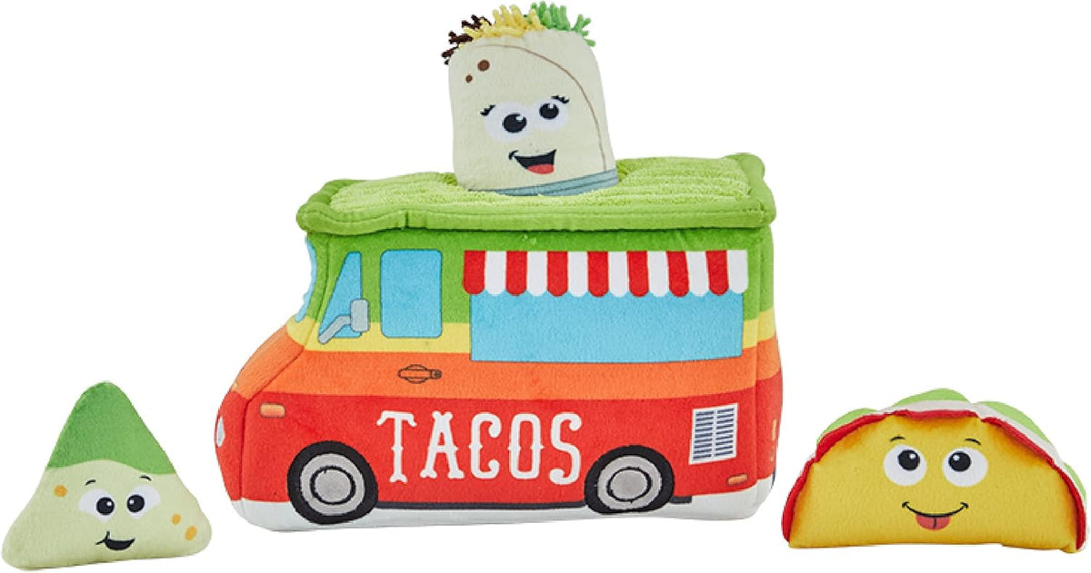 Outward Hound Hide A Taco peluche de juguete para perros