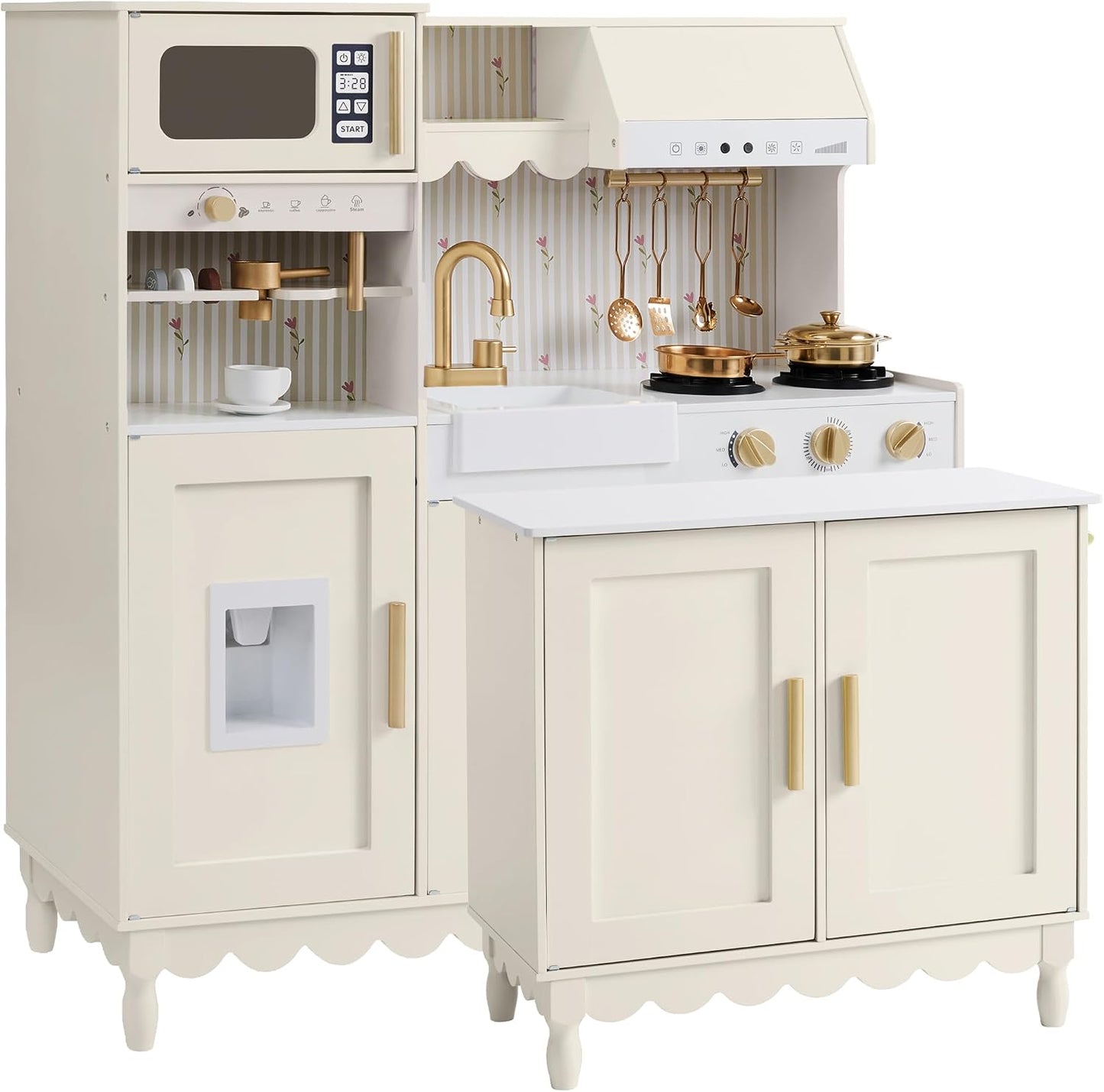 Best Choice Products Juego de cocina para niños y niños pequeños, j...