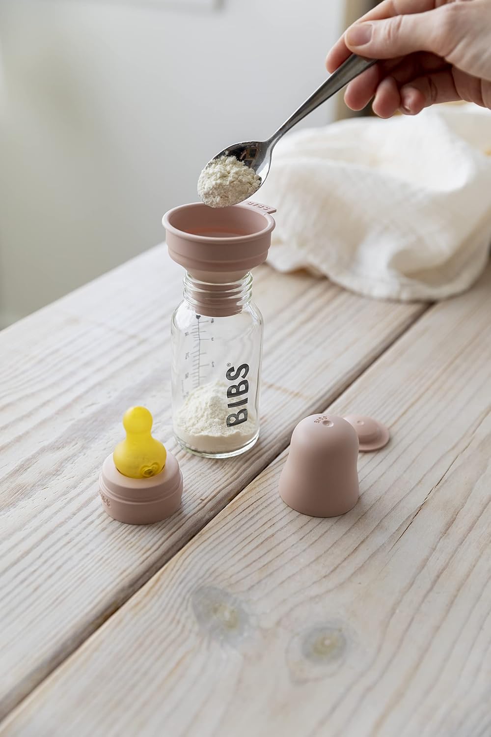 BIBS - Juego completo de biberón de vidrio para bebé, 110 ml | Sin...