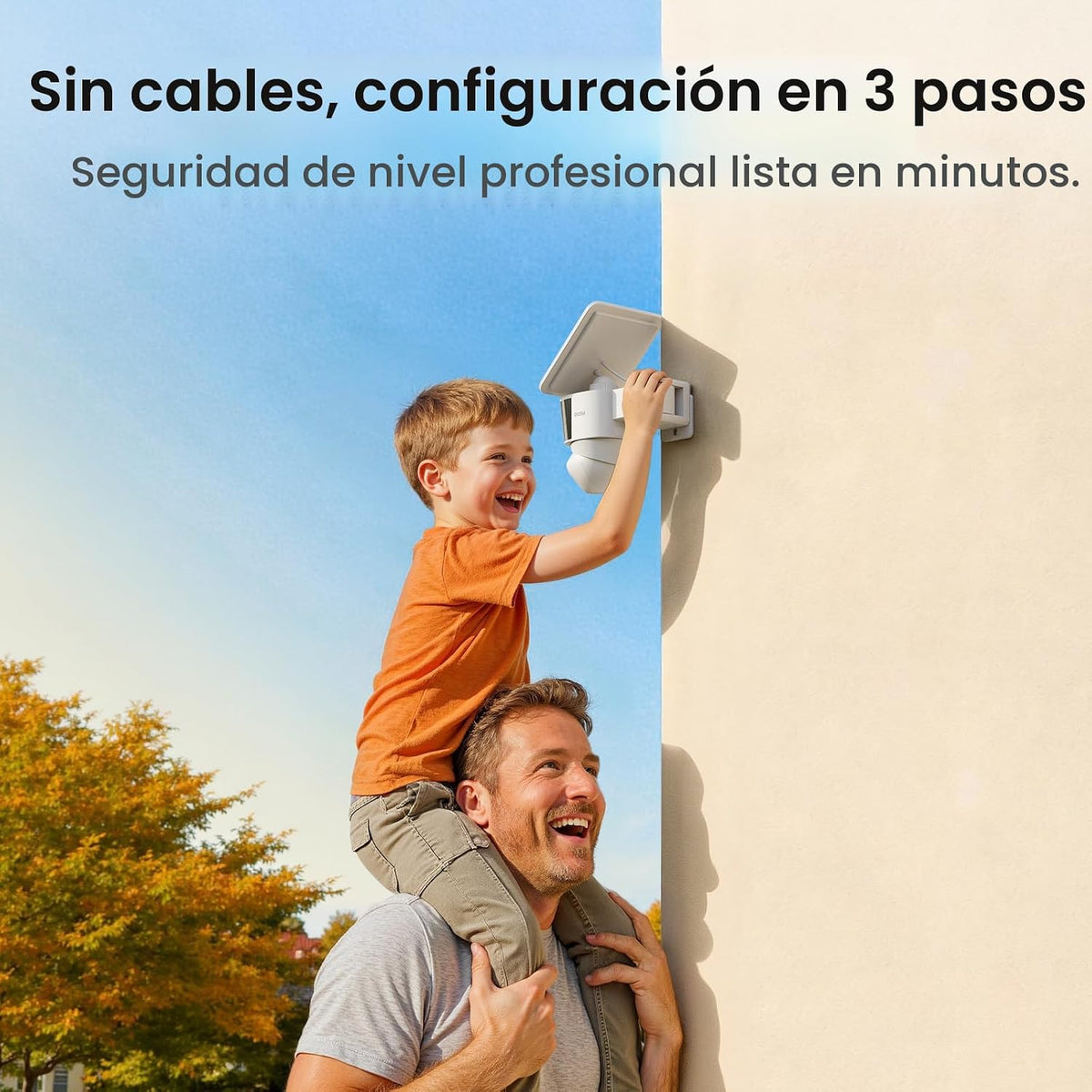 aosu Cámaras de seguridad T2 Pro inalámbricas para exteriores, cáma...