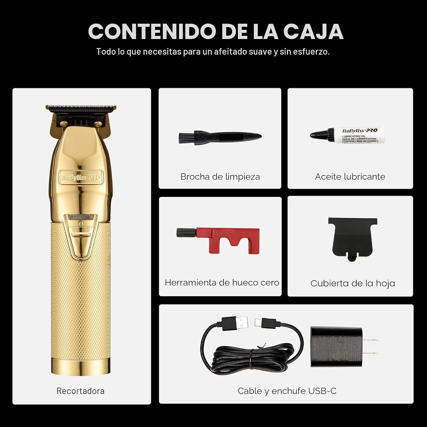 BaBylissPRO FX+ Professional Barber Cord\/Cortapelos inalámbricos \...