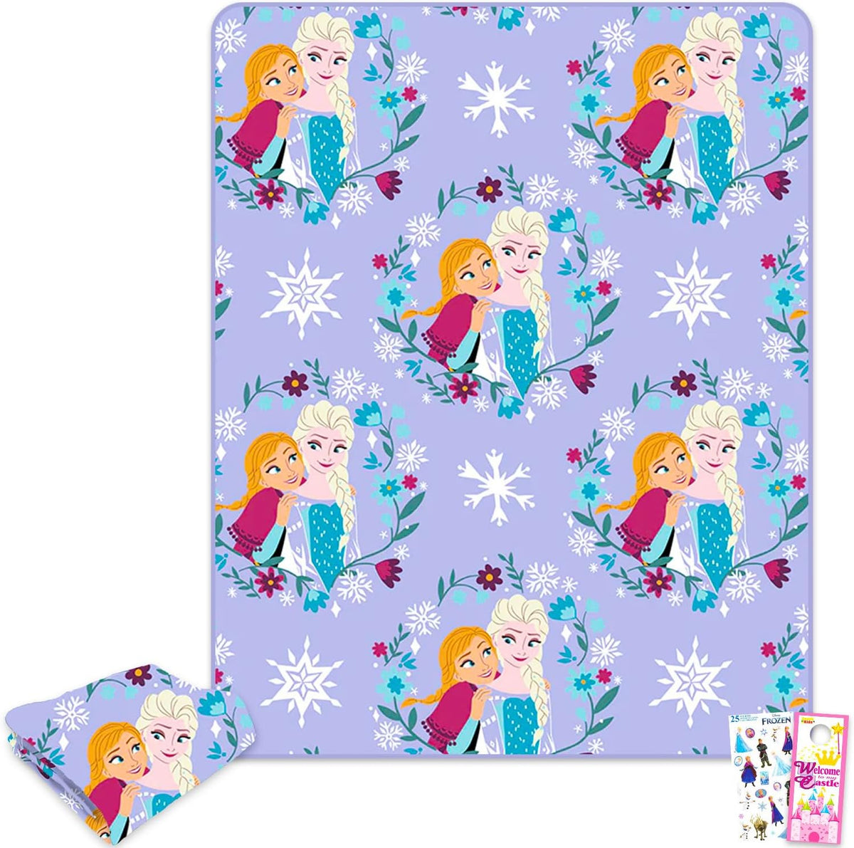 DIsney Juego de manta de Frozen \u2013 Paquete con manta de forro p...