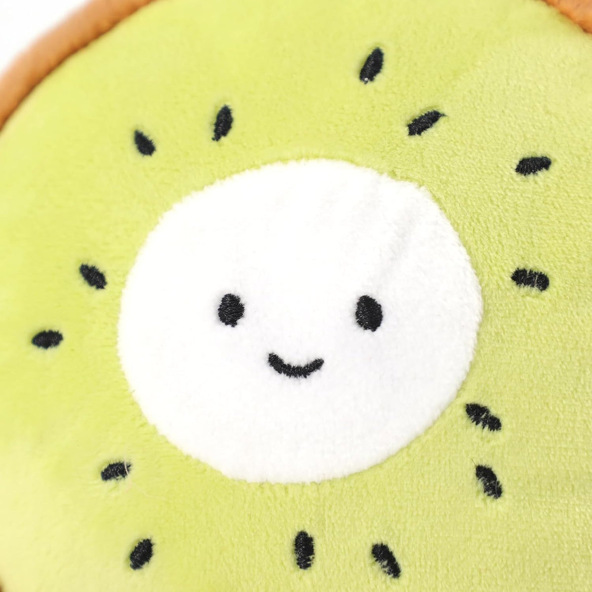 RECUR Juguete de peluche de fruta kiwi, peluche de fruta suave, lin...