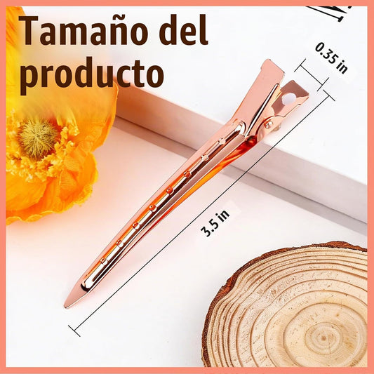 YGDZ Pinzas de pelo de cocodrilo para peinar, 30 pinzas de pato de...