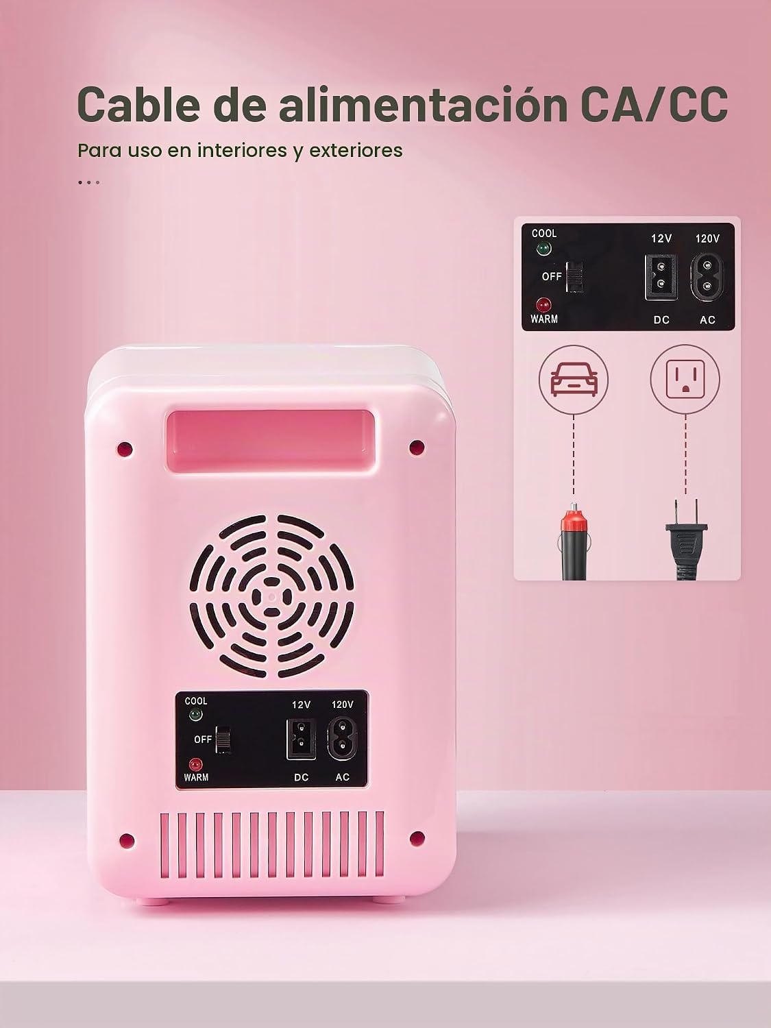 Reemix Refrigerador para el cuidado de la piel, mini refrigerador d...