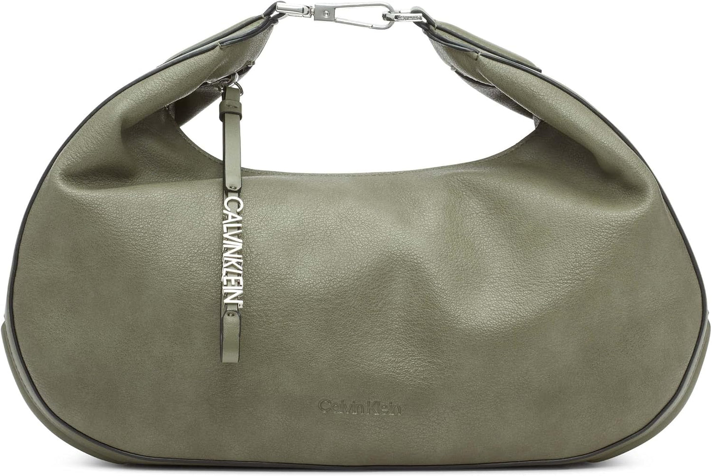 Calvin Klein Bolso de hombro Hobo con cremallera superior de arcilla