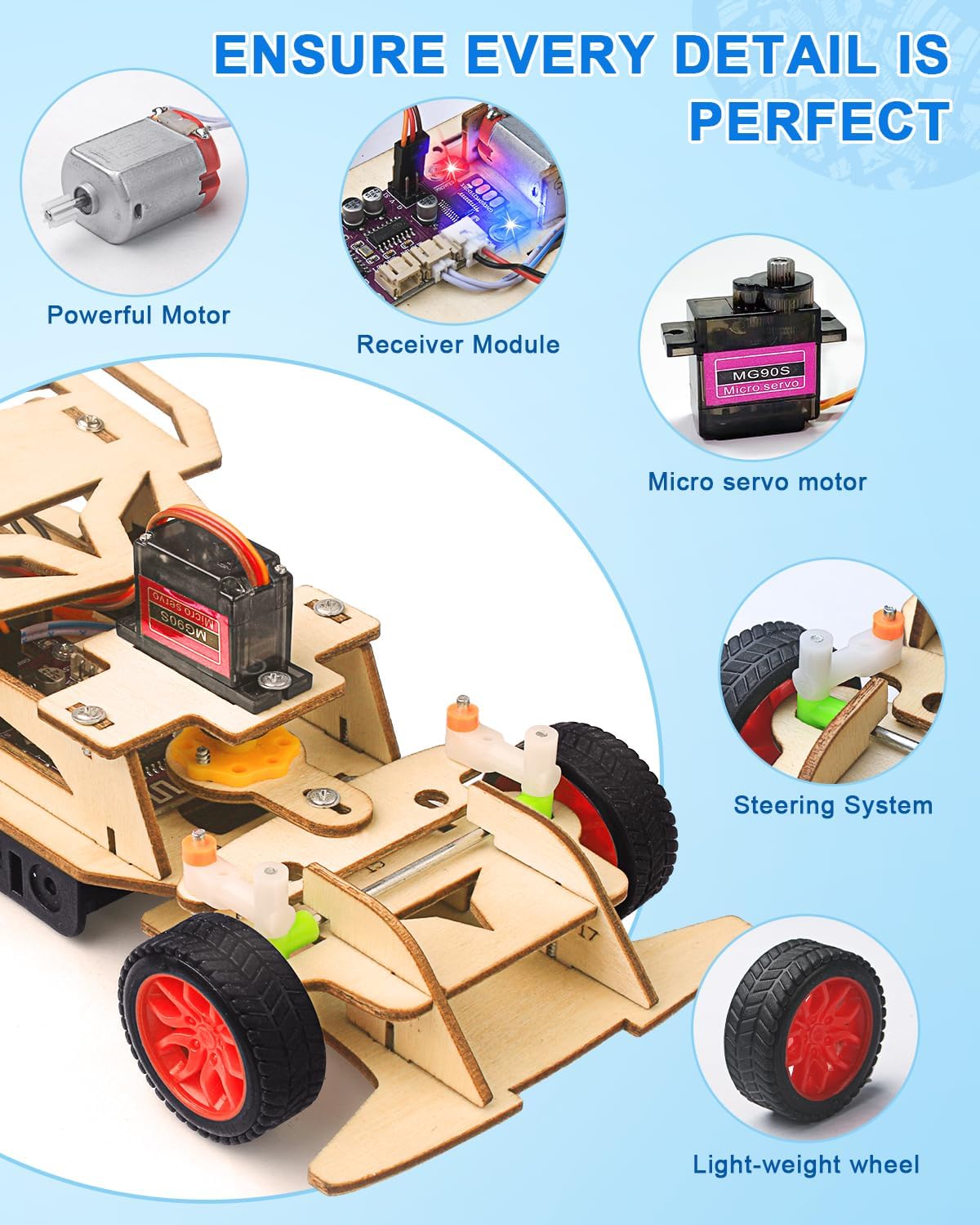 Poraxy Kits STEM para niños de 8 a 10 años, juguetes STEM para niño...