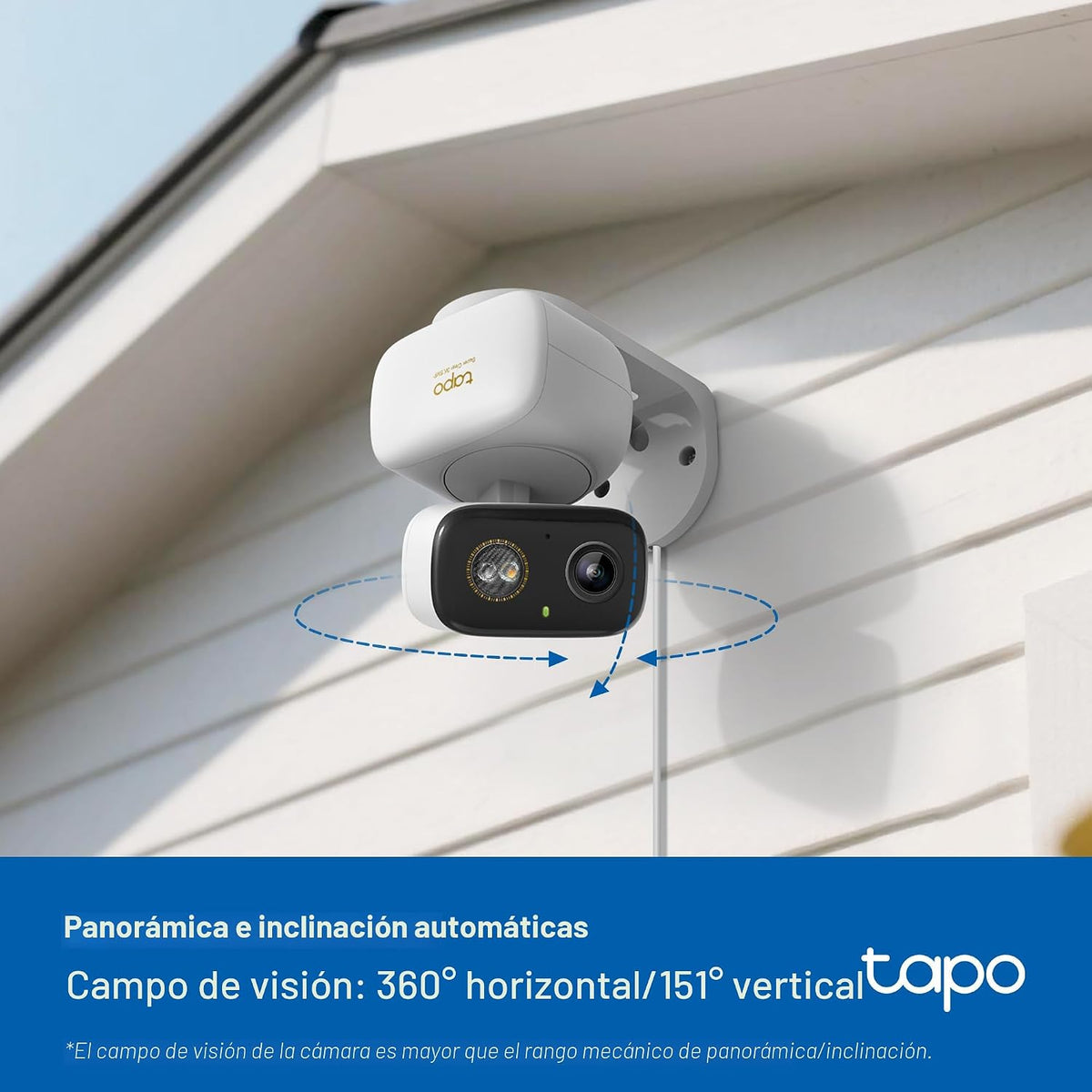 Tapo 3K 5MP Cámara de seguridad Pan\/Tilt para interiores\/exterior...