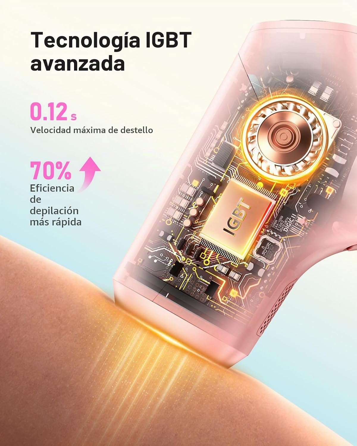 LYSMOSKI Depilación láser para mujeres y hombres, dispositivo de de...