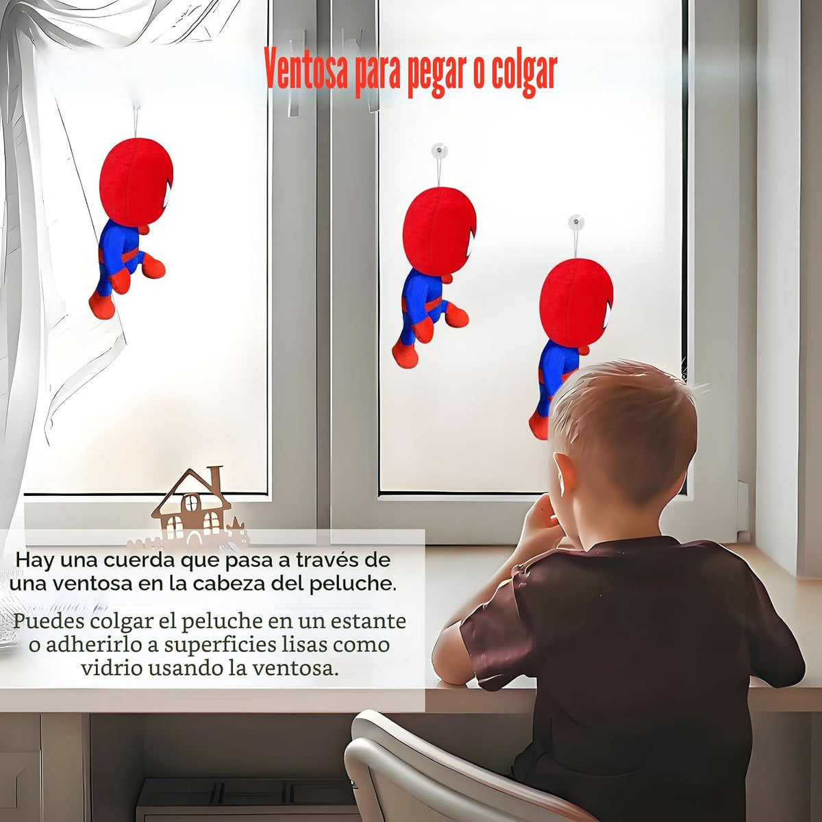 lasama Juguete de peluche de superhéroe, peluche de héroe, muñeca c...