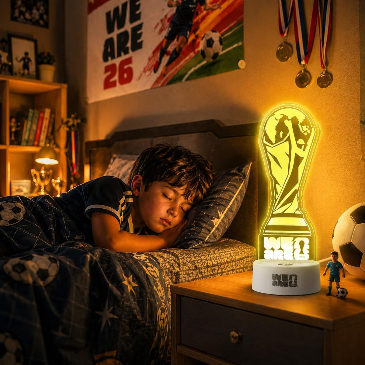 MESUCA - Lámpara LED de acrílico para decoración y recuerdo de la C...