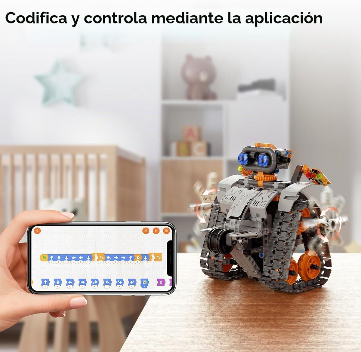Sillbird Kit de construcción de robots con control remoto, regalos...