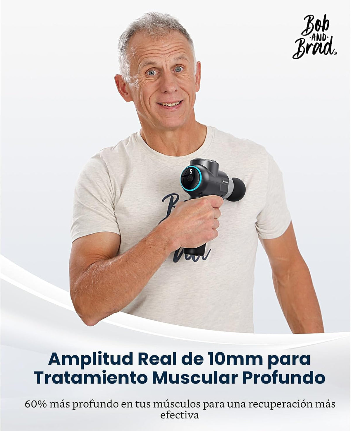 BOB AND BRAD C2 Plus Pistola de masaje con calor, pistola de masaje...