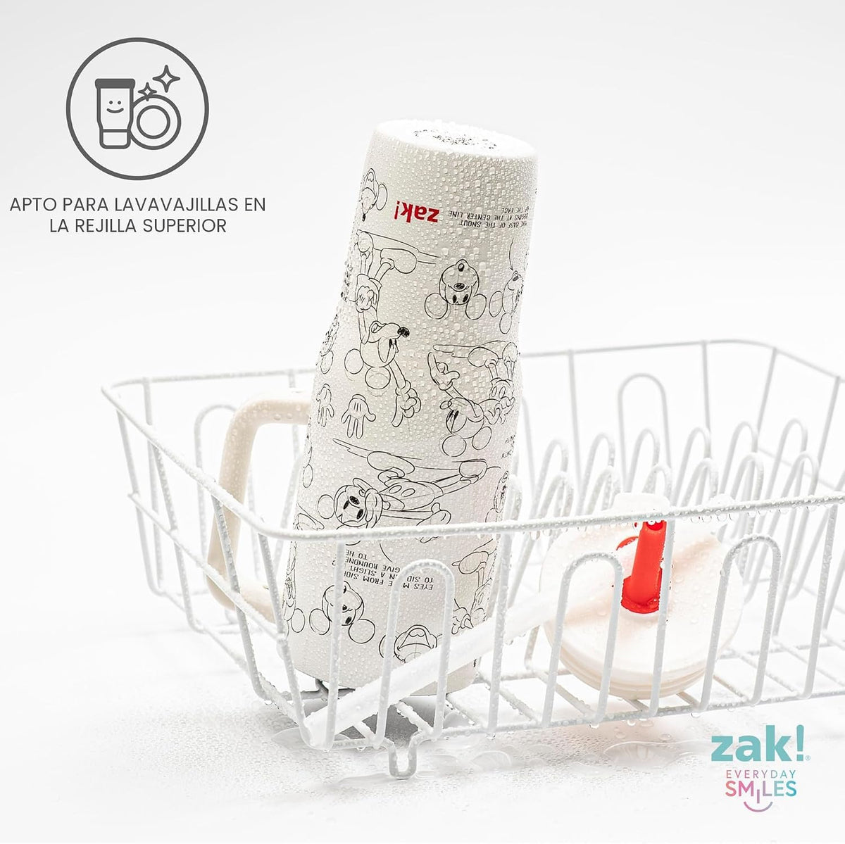 Zak Designs Disney Sutton Taza de viaje para llevar contigo, de 30...