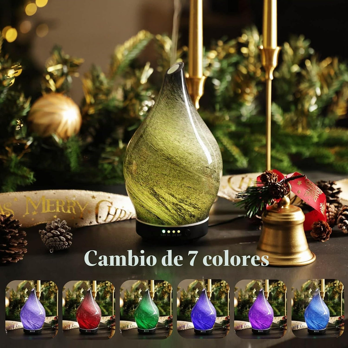 Porseme Difusor de Aceite Esencial de 150ml, Difusor de Aroma de Vi...