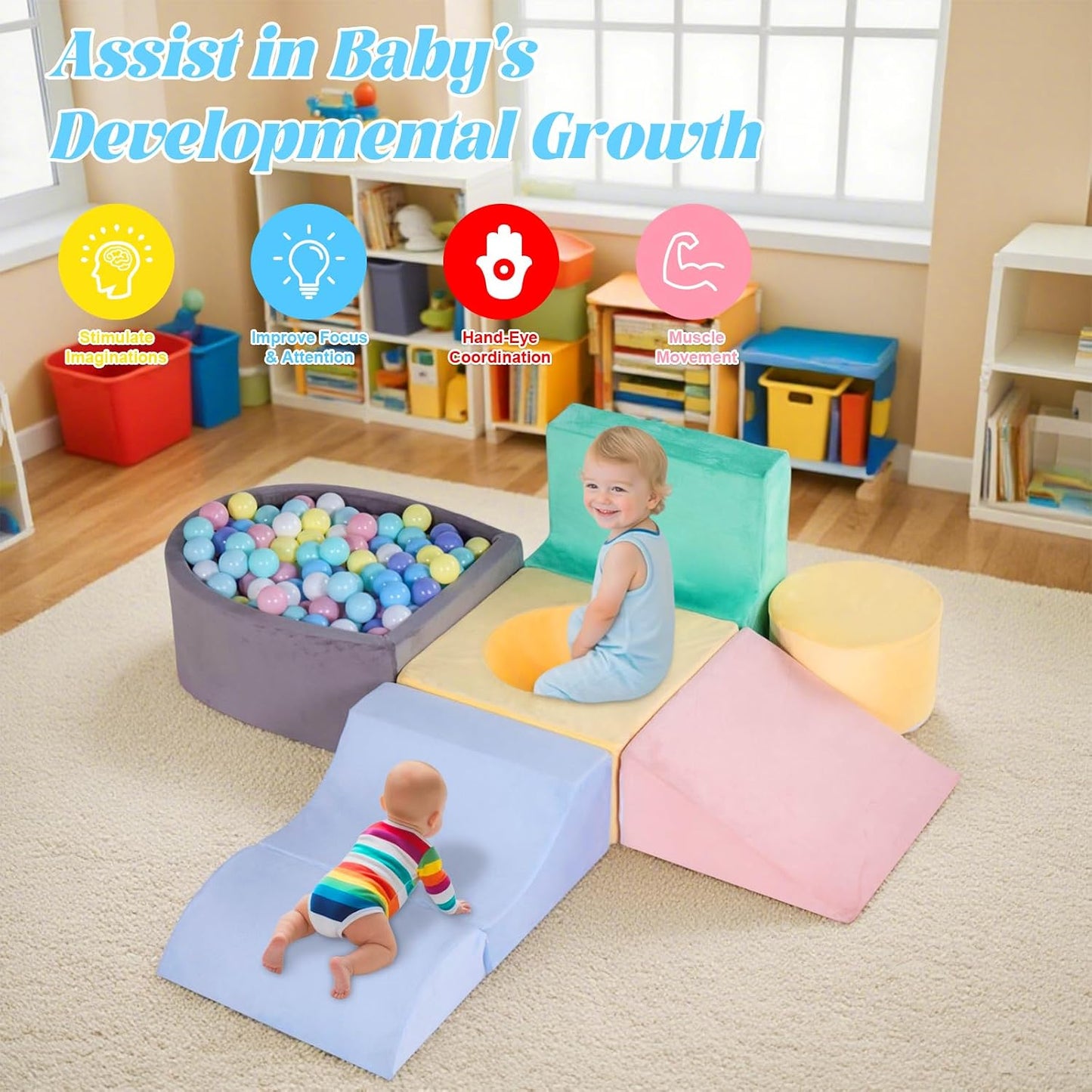 HHH HIKECUCAN Juguetes de escalada para niños pequeños de 1 a 3 año...