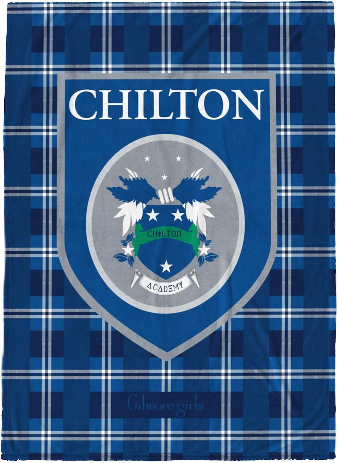 Jay Franco Gilmore Girls Chilton Crest Manta de Felpa - Mide 50 x 6...