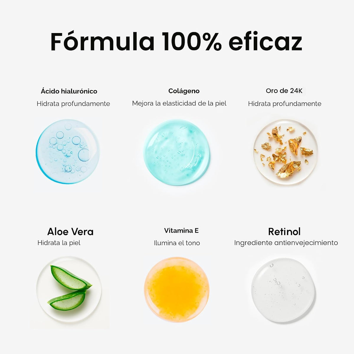 MAREE Máscara de elevación de línea V con oro de 24 quilates, masca...