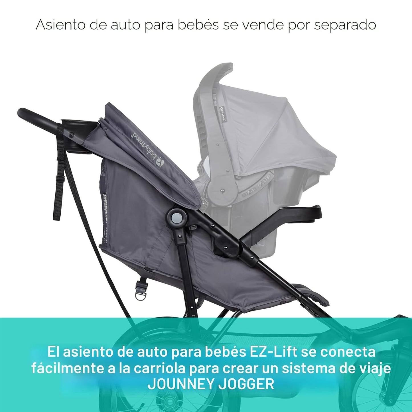 Baby Trend Journey - Cochecito para correr, gris estelar | Sistema...