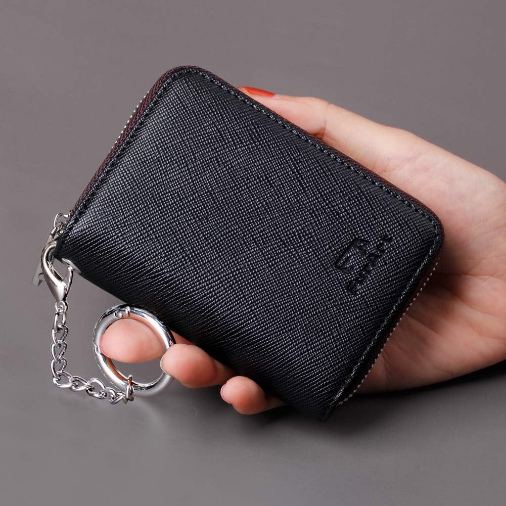 FurArt Cartera con Cremallera para Mujeres, Cartera con Bloqueo RFI...