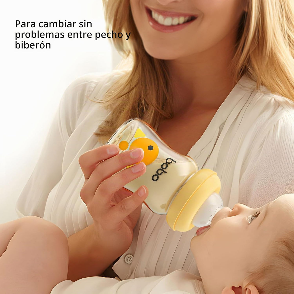 YOHKOH PPSU - Biberón de cuello ancho para recién nacidos, biberón...