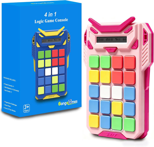 Bangqitimes Juego de rompecabezas electrónico 4 en 1 para niños a p...