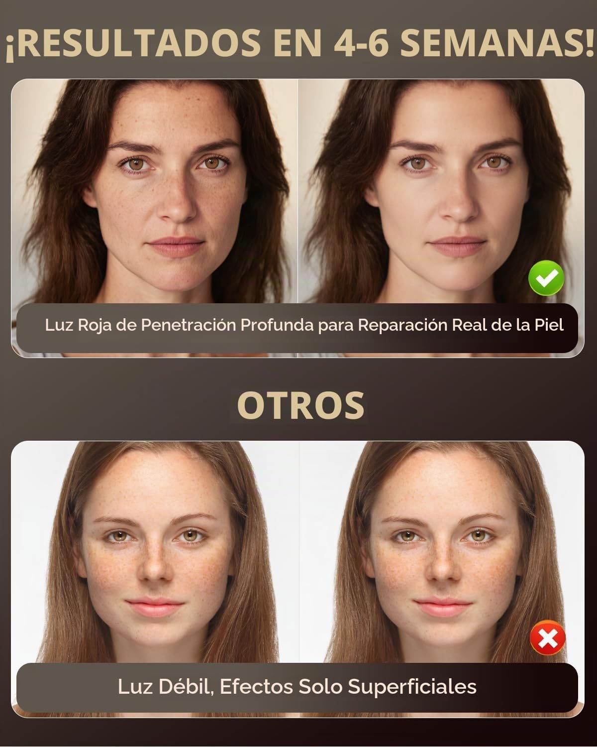 Máscara de terapia de luz roja para cara, 7 colores, máscara facial...