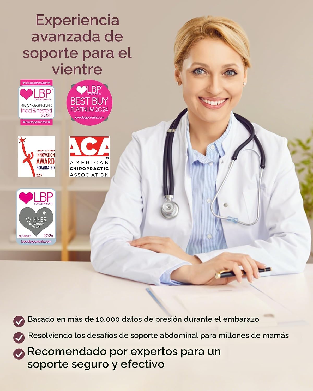Momcozy Banda de Apoyo para el Vientre del Embarazo, Banda de Vient...