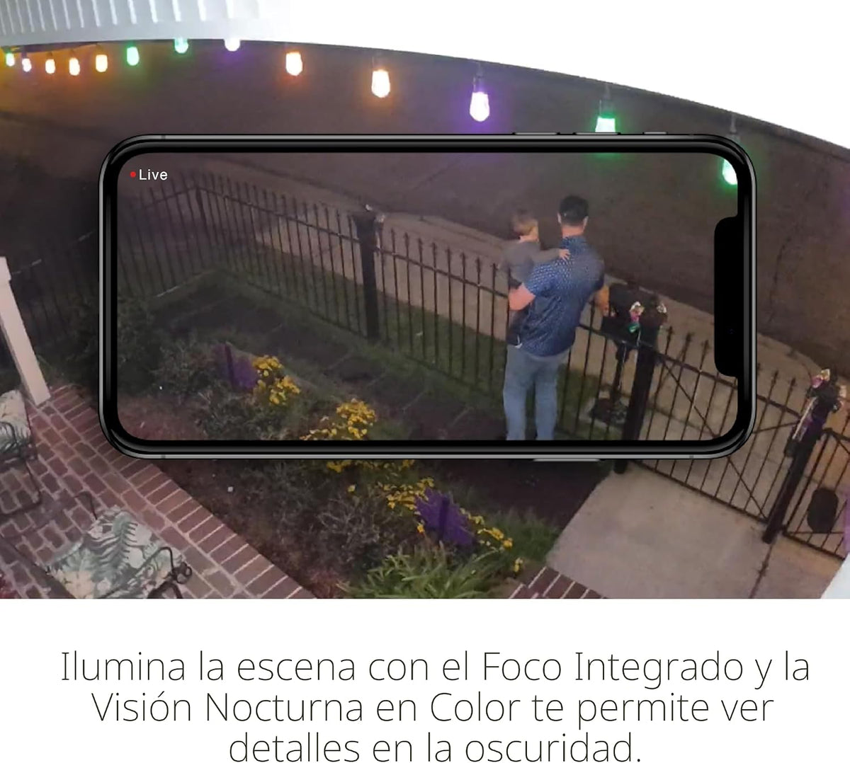 Cámara de seguridad Arlo Essential 1080p HD | Exterior - Interior |...