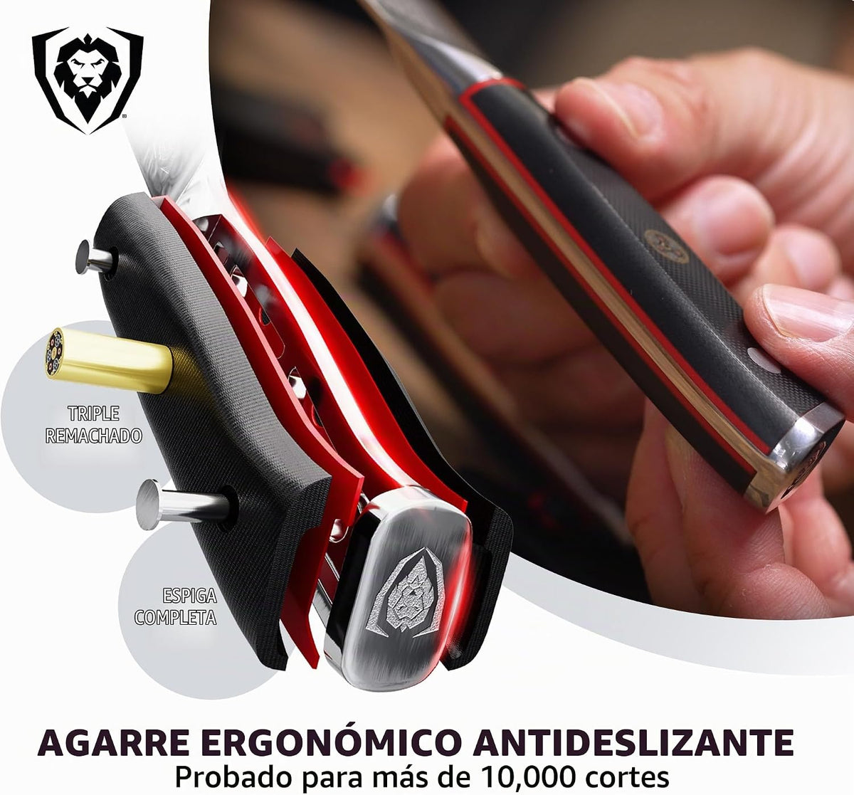 Dalstrong Juego de 2 piezas - Cuchillo de chef de 8 pulgadas y cuch...