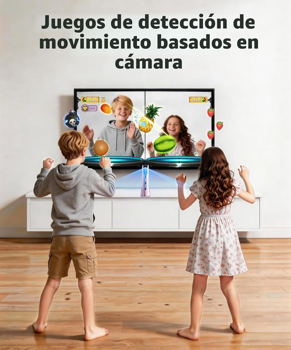 Consola de juegos AR Motion para niños, sistema de videojuegos Plug...