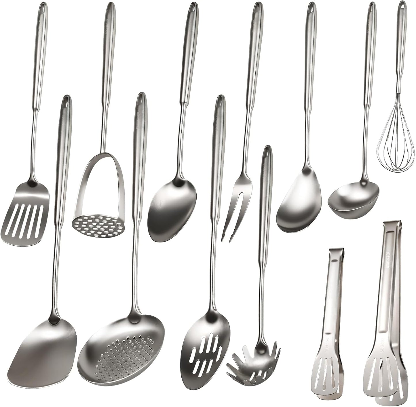 Juego de utensilios de cocina de acero inoxidable 304, 13 piezas de...