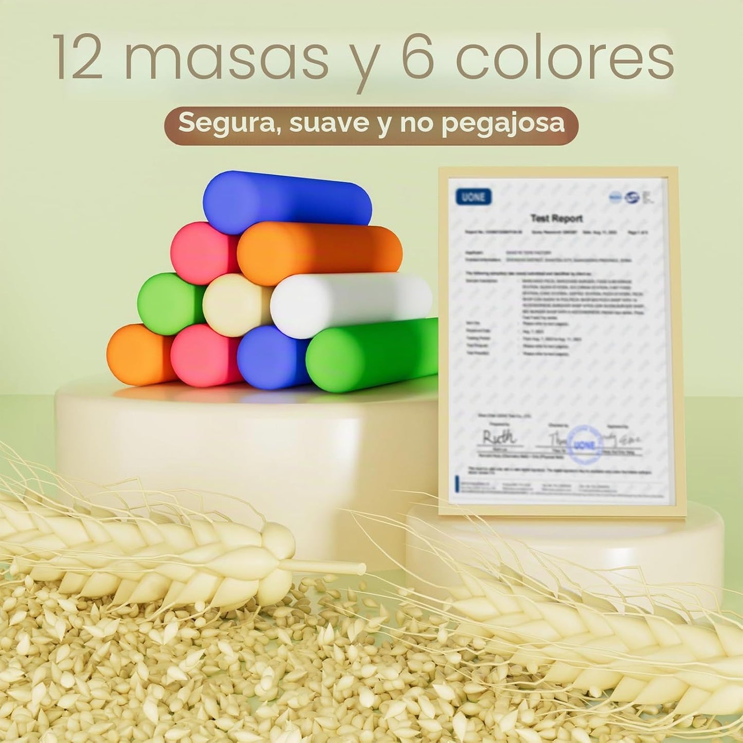 Aprilwolf 70 piezas juego de masa 4 en 1 para niños de 3-4-8 años,...